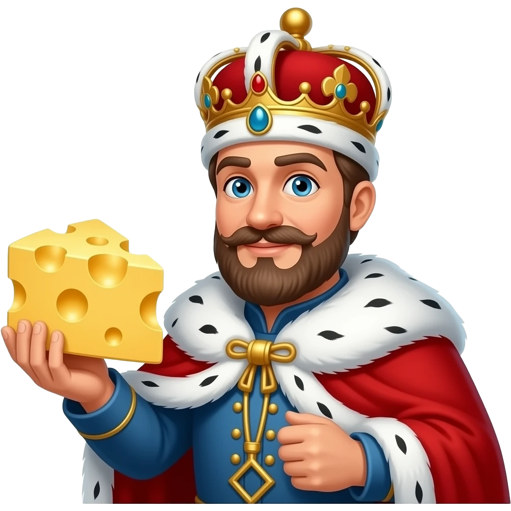 Chees king emoji emoji