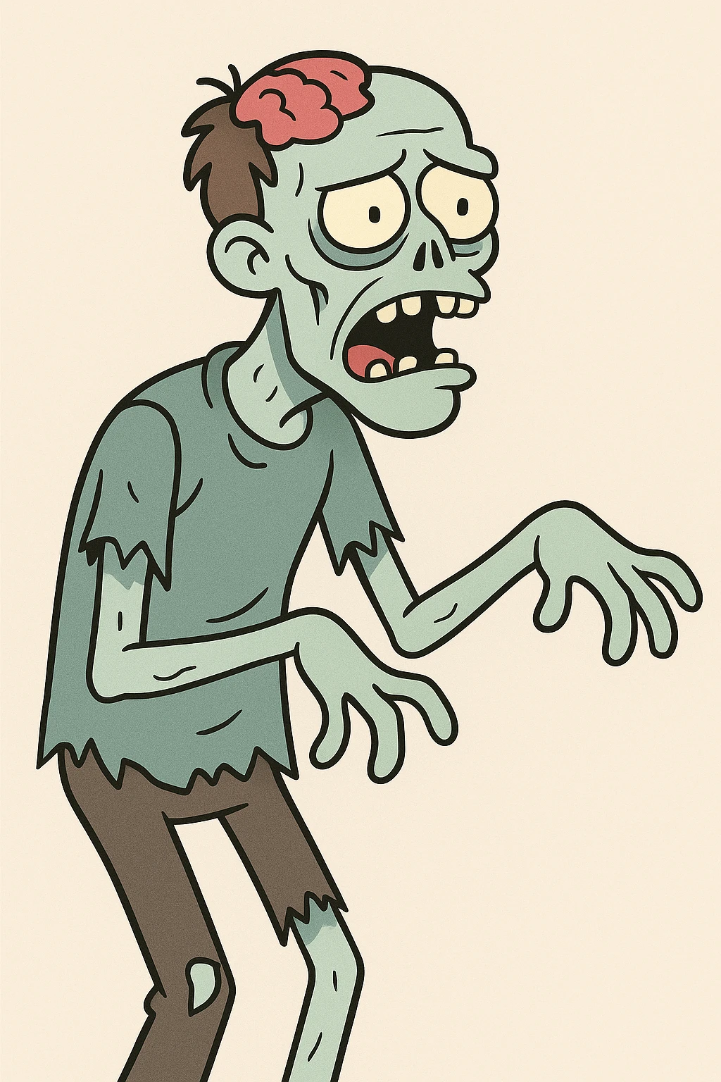undead creature, cartoon style emoji