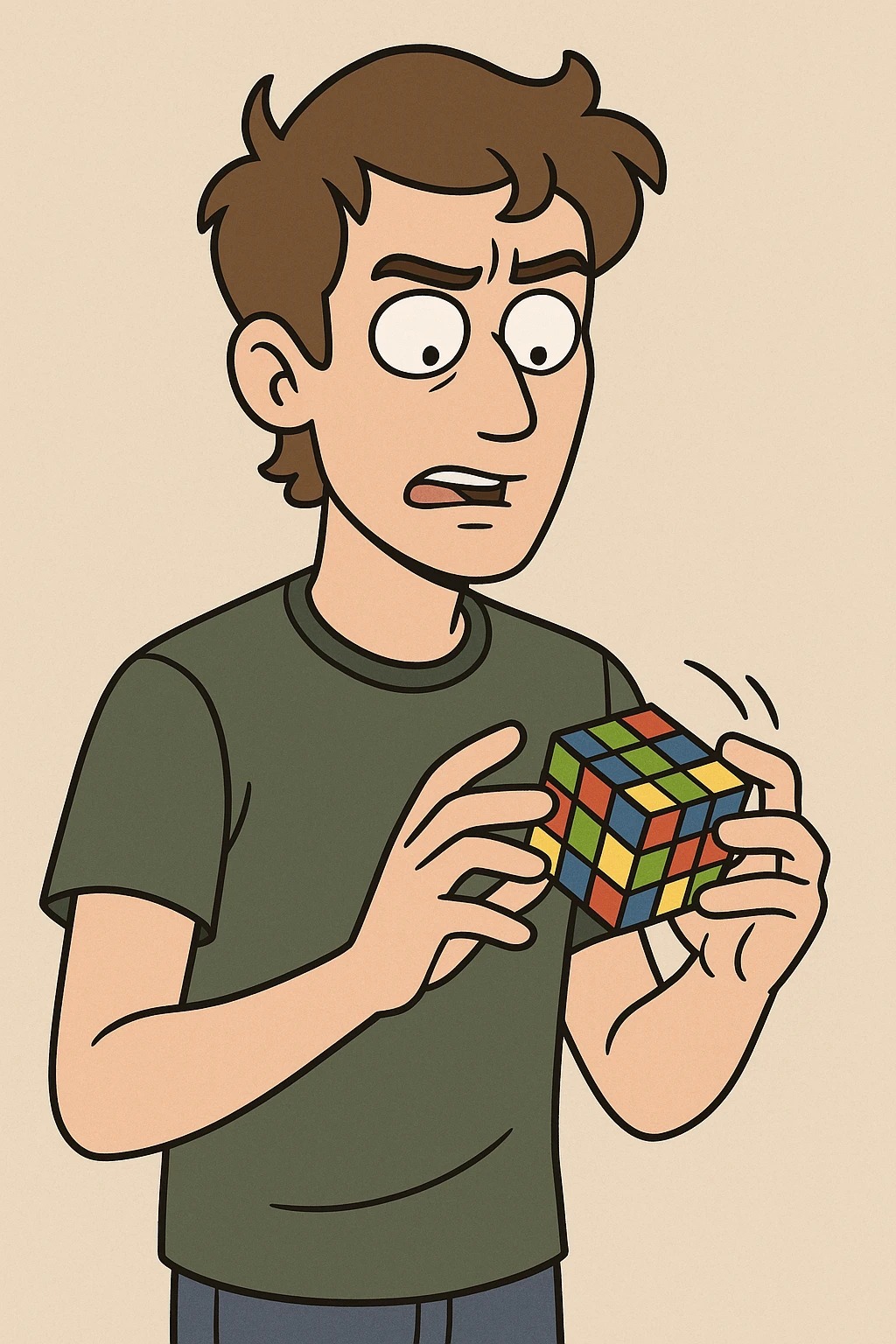 Feliks Zemdegs Loose play Rubik's cube  emoji