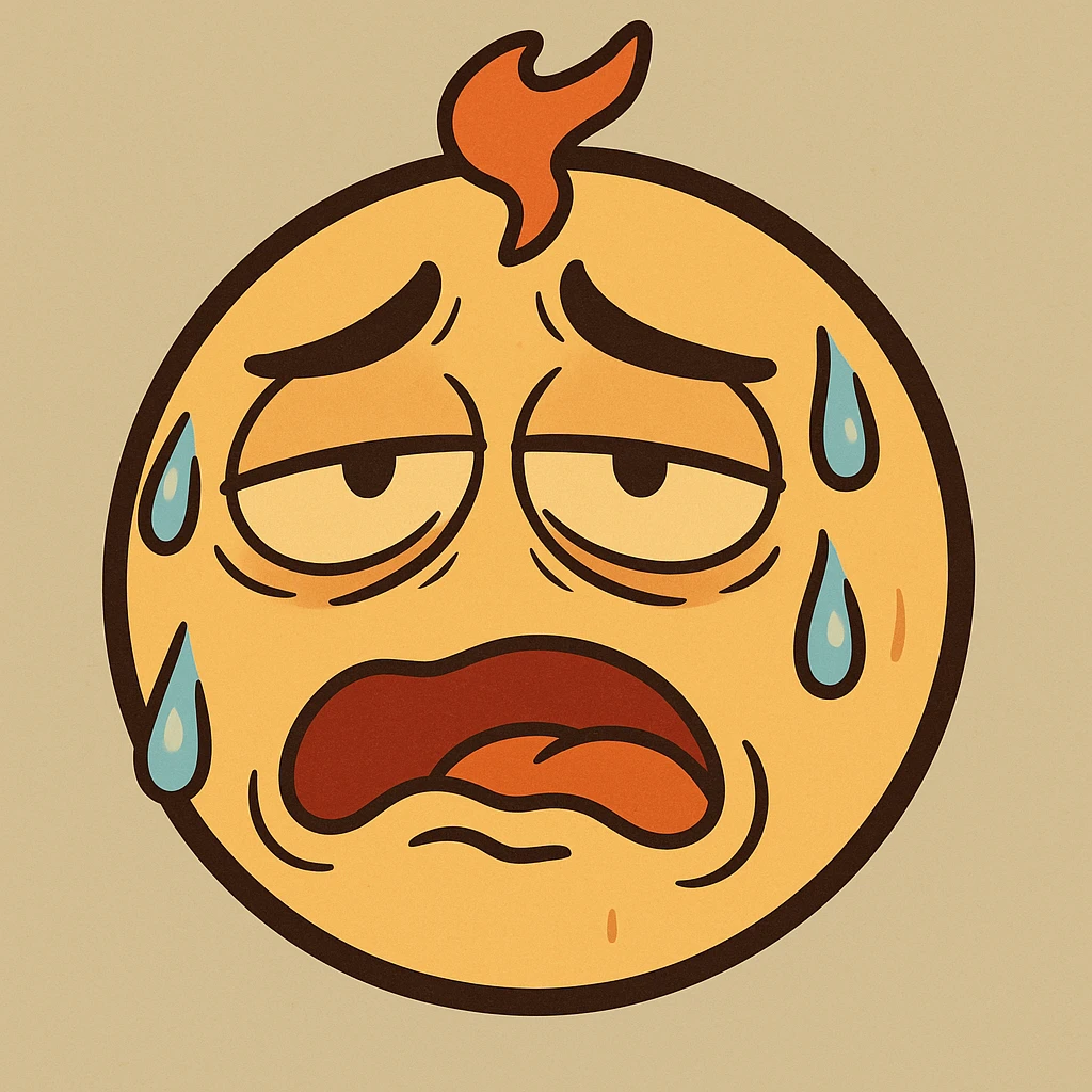 hot face emoji emoji