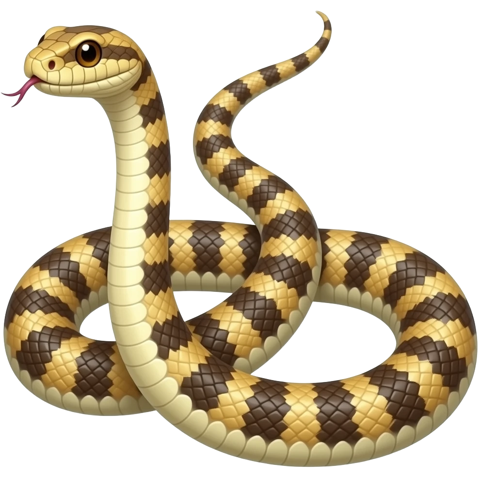 Dangerous snake emoji