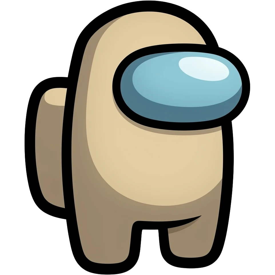 Among us Imposter saying sus emoji