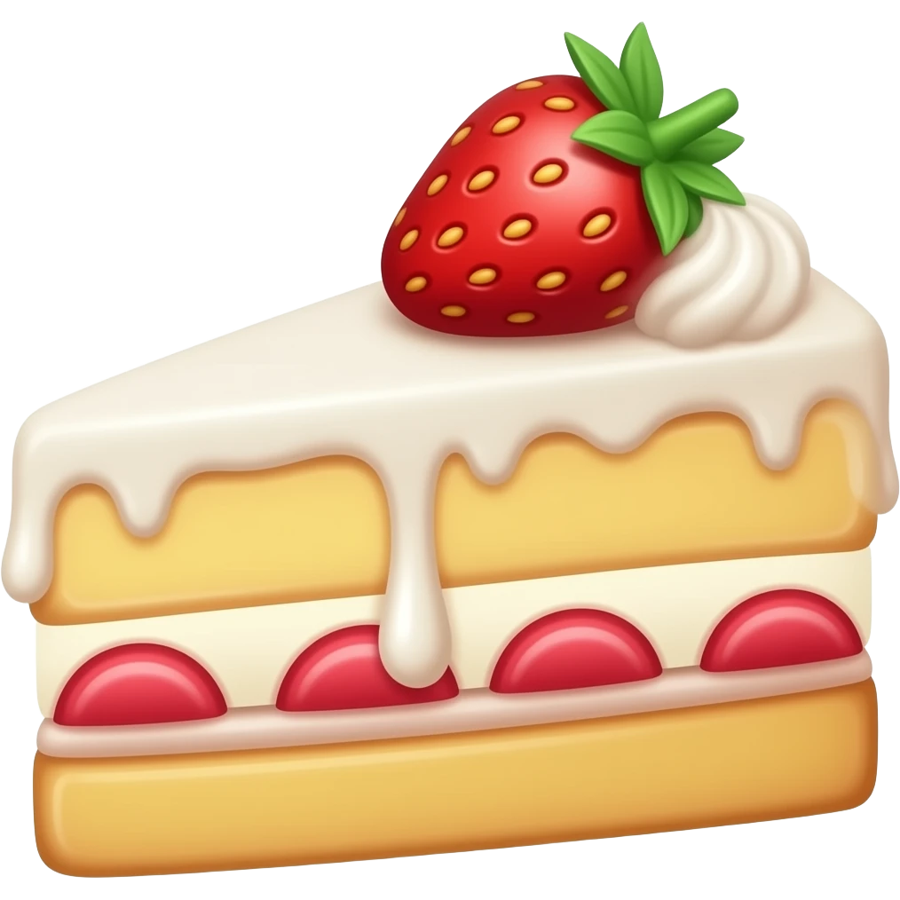 strawberry cake emoji