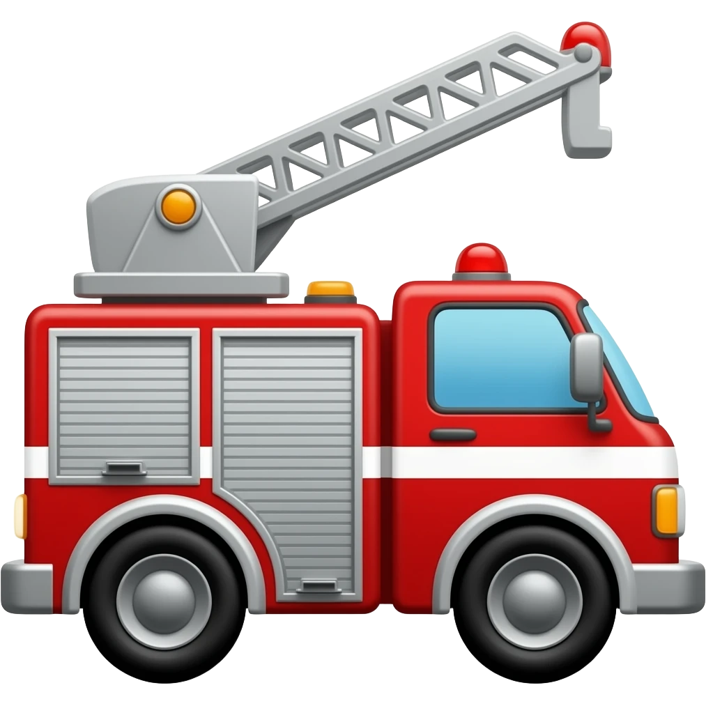 fire truck emoji