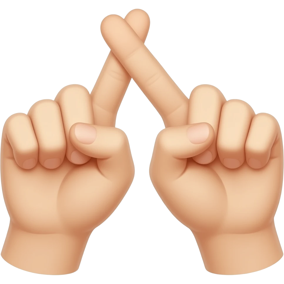 Two hands hooking their pinky fingers together in a promise gesture, emoji style, simple and clean design, soft shapes, minimal details, bright colors, no face, no body, only the hands, centered on a plain background. emoji
