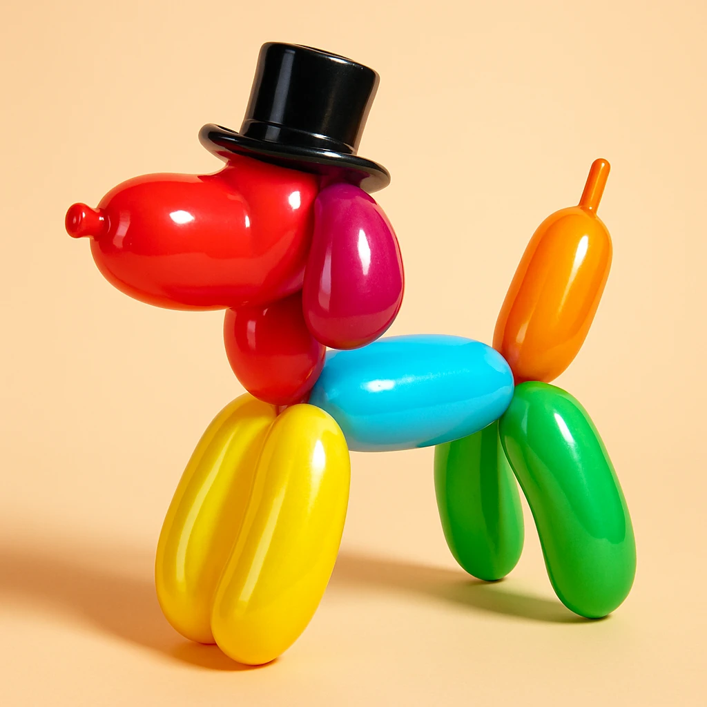 dog with tophat emoji