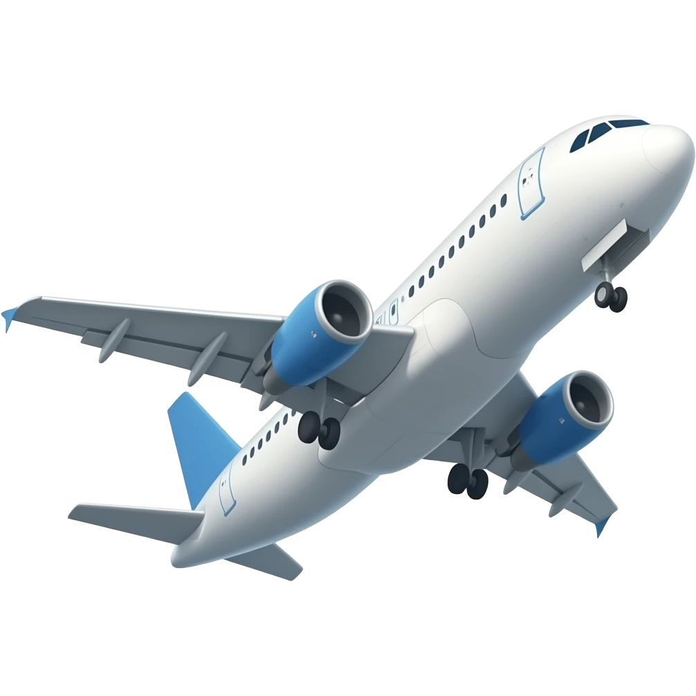 plane taking off emoji