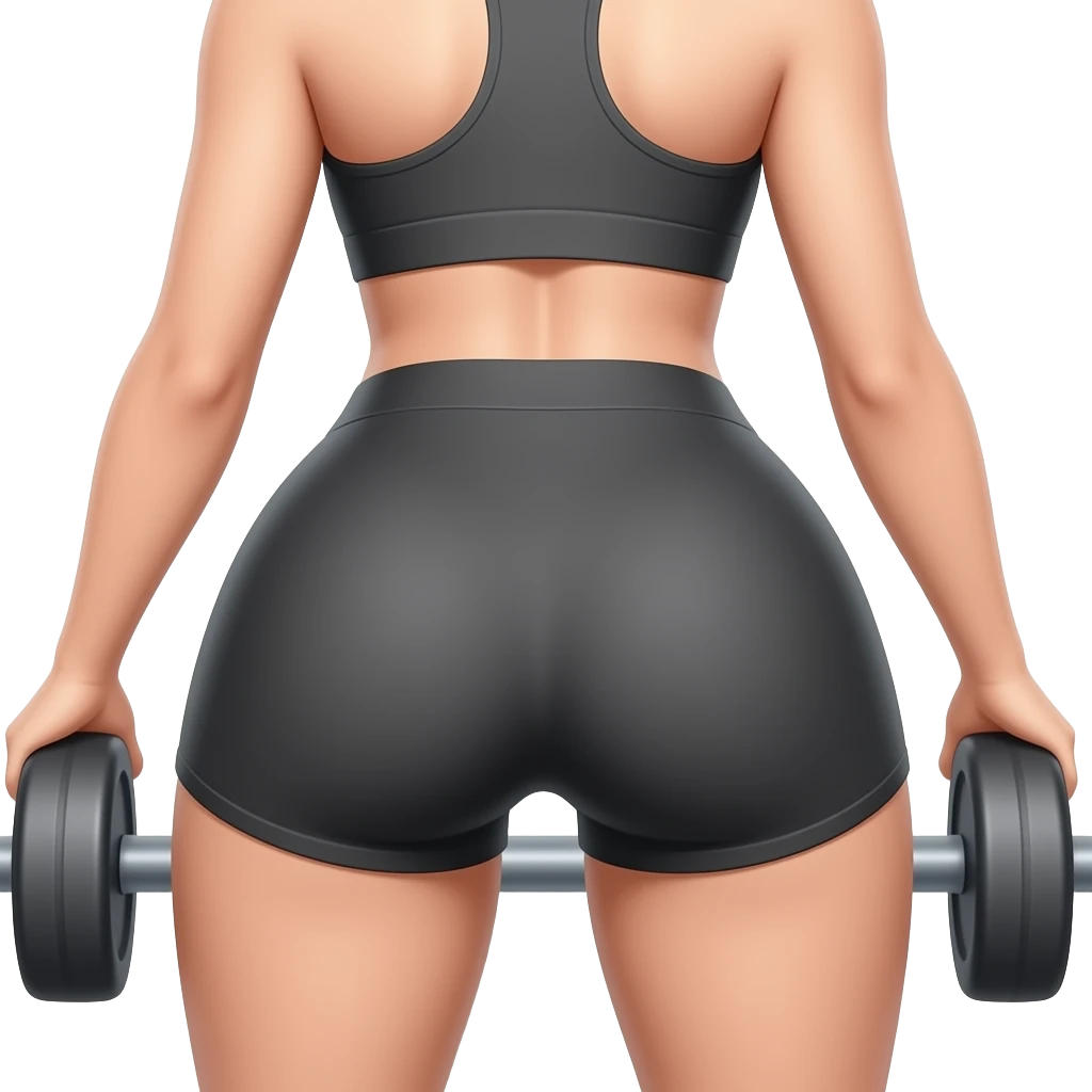 Girl booty workout emoji