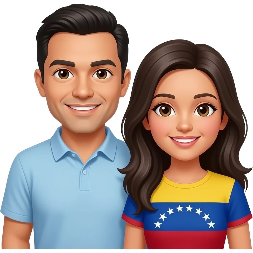 Hombre y mujer juntos venezuela emoji