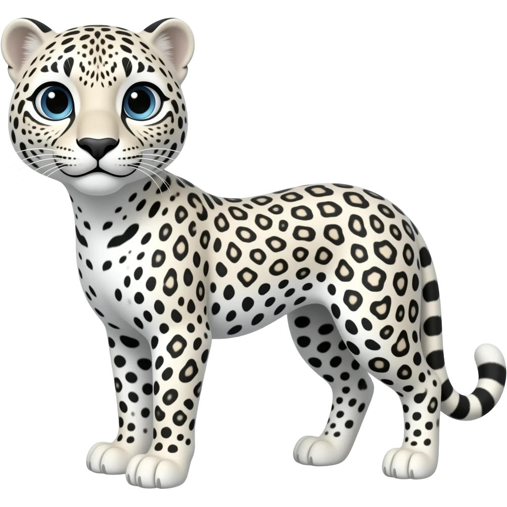 White Cheetah emoji