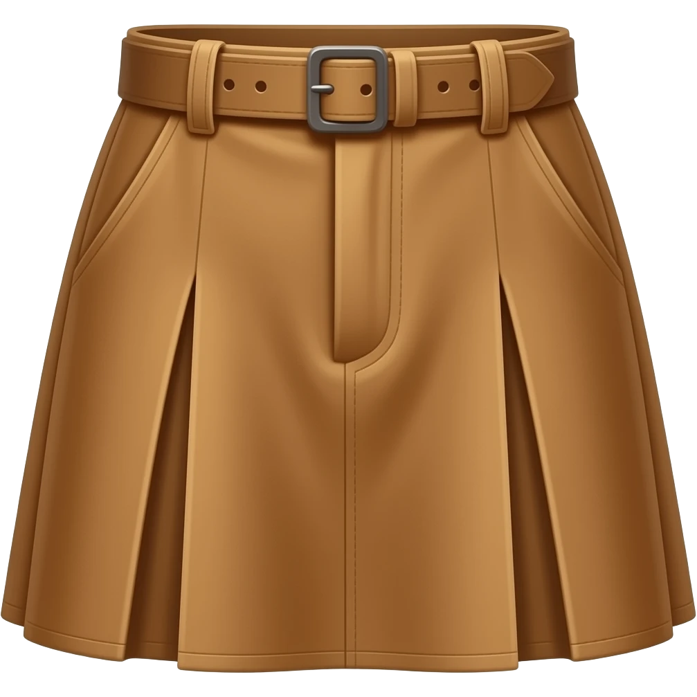 tan SUEDE MIDI SKIRT emoji