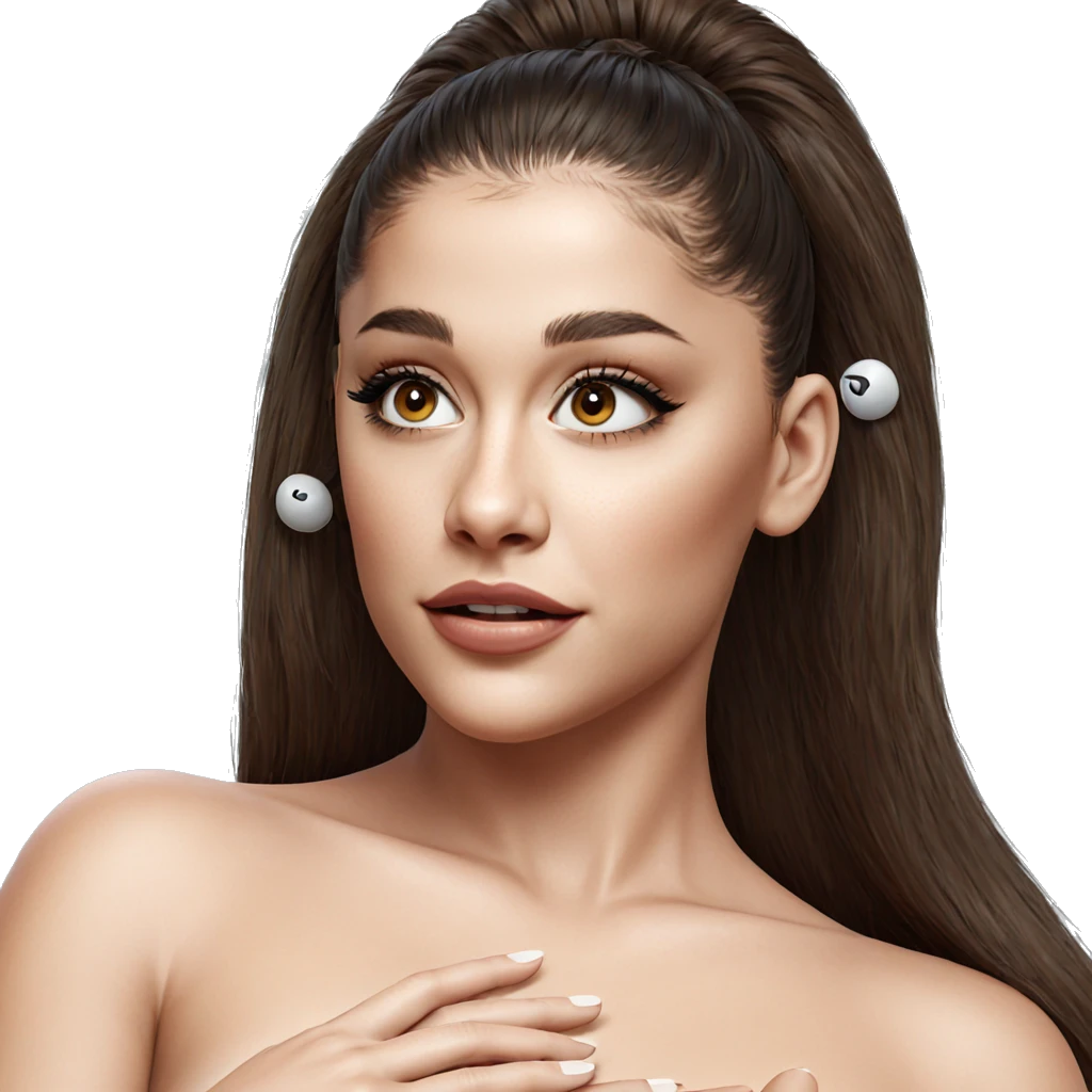 realistic nude portrait of girl emoji
