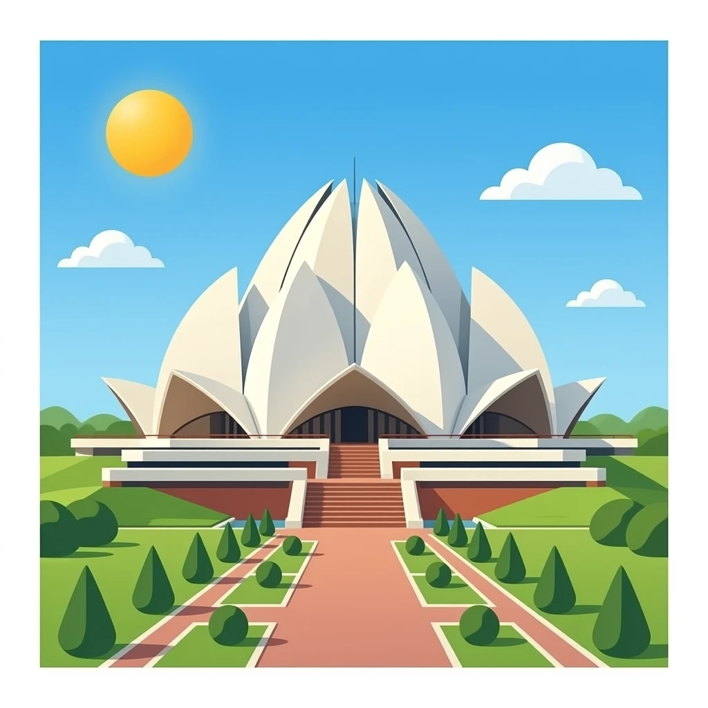 Lotus Temple emoji