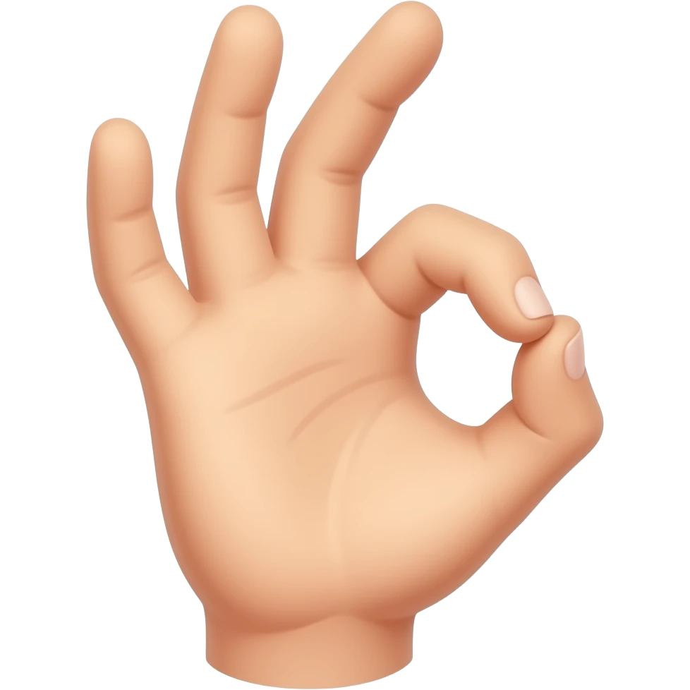 To show a “ok” sign emoji