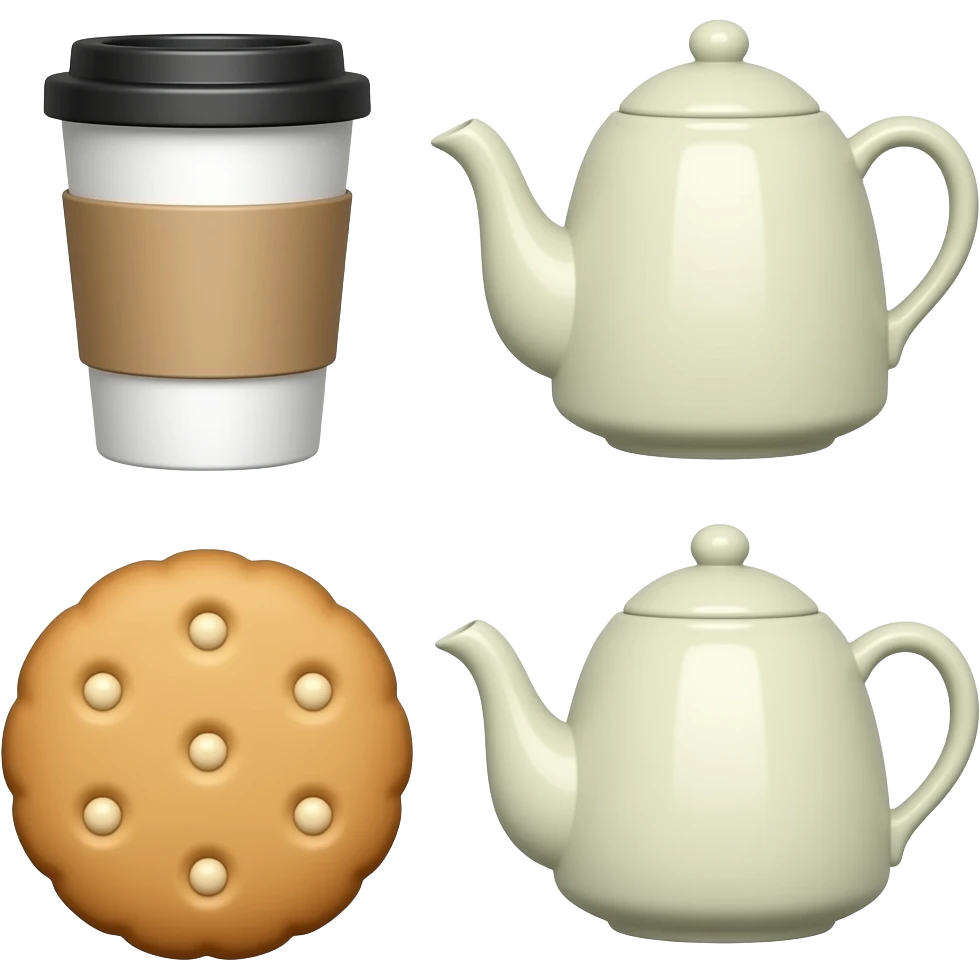 ☕️🍪🫖 emoji
