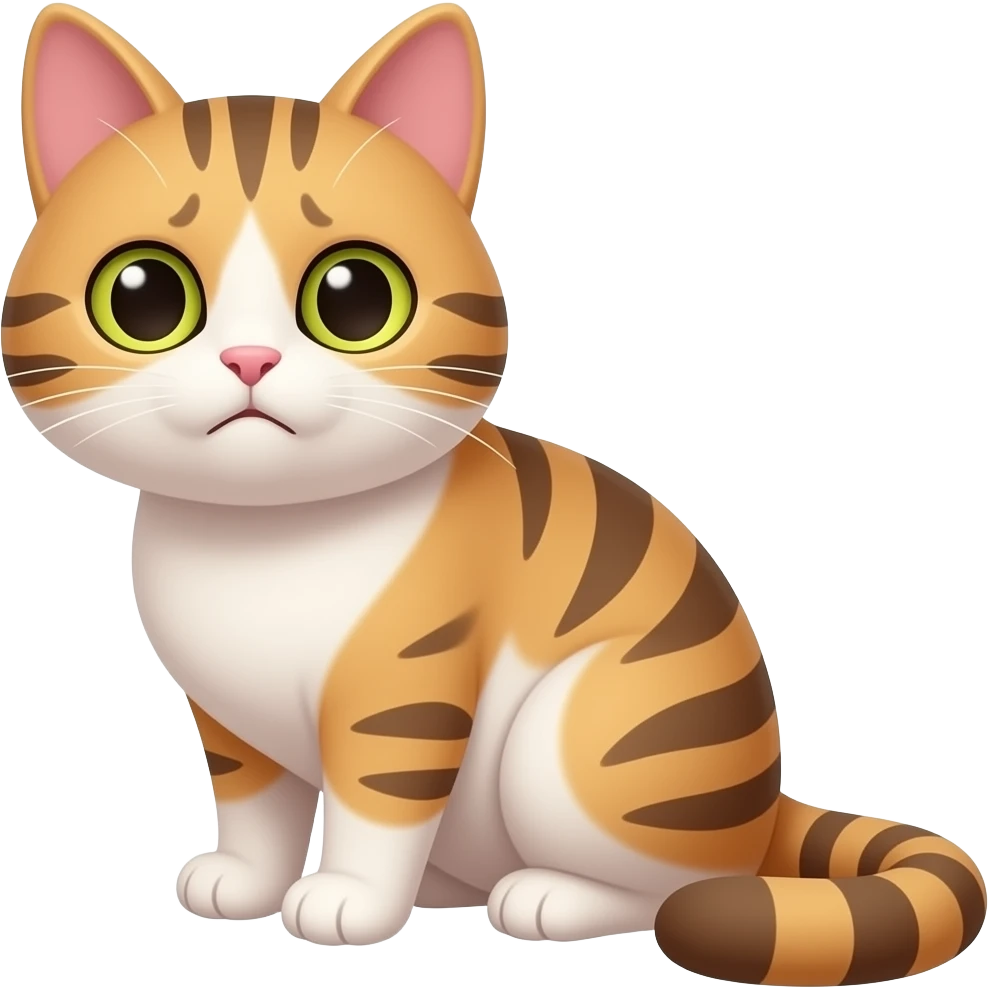 Confused cat emoji