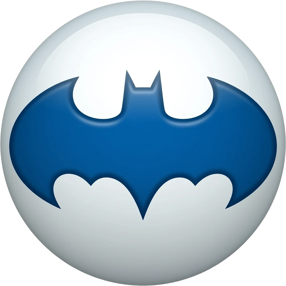 blue batman logo emoji emoji
