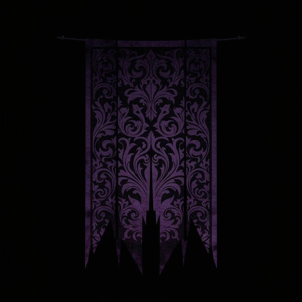 goth banner, no text, no background, minimal, expressive, variation 2 emoji