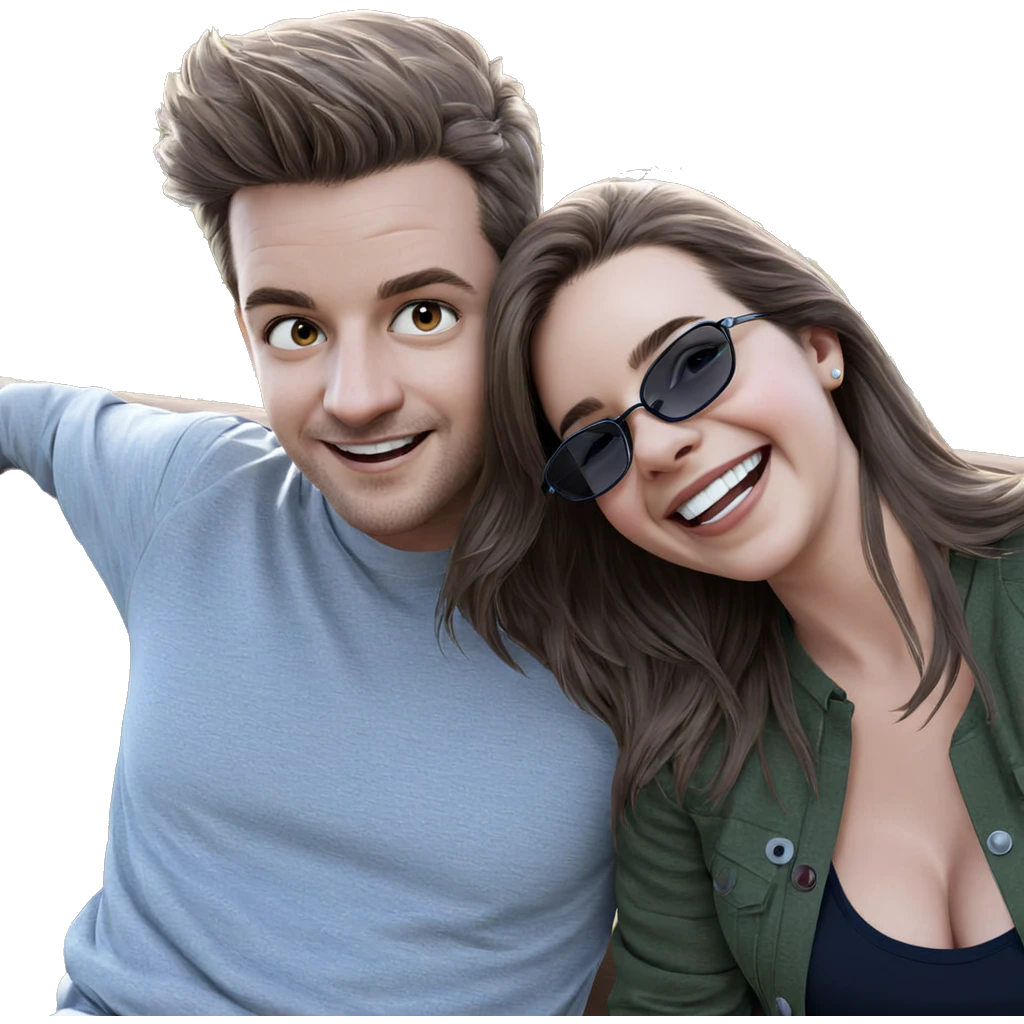 happy couple on a bench emoji