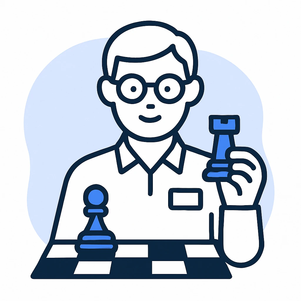a chess coach emoji