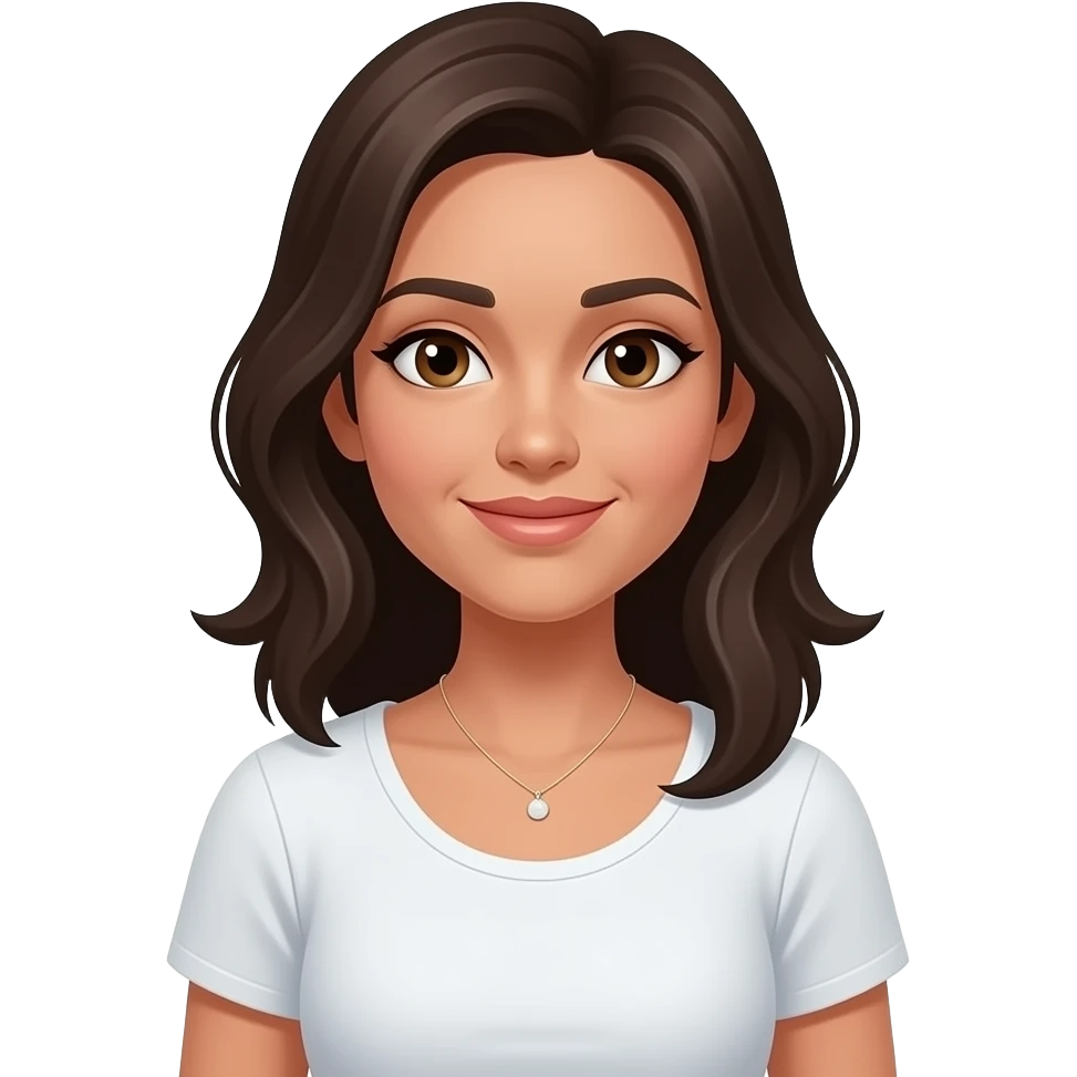 Deixe ela com um top tomara que caia e o colar menor e minimalista emoji