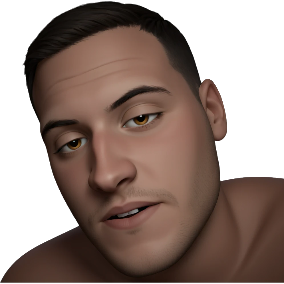 serene portrait of a boy emoji