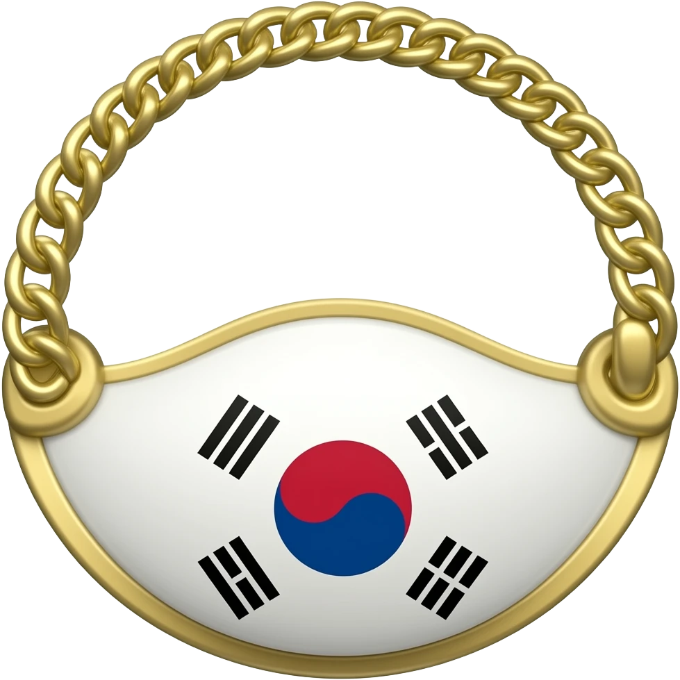 korean neck pendant emoji