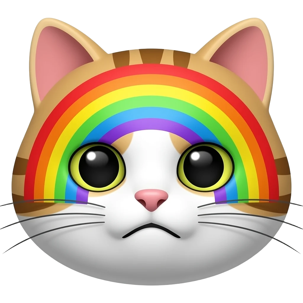 Кот🌈🙁🌈🙁 emoji