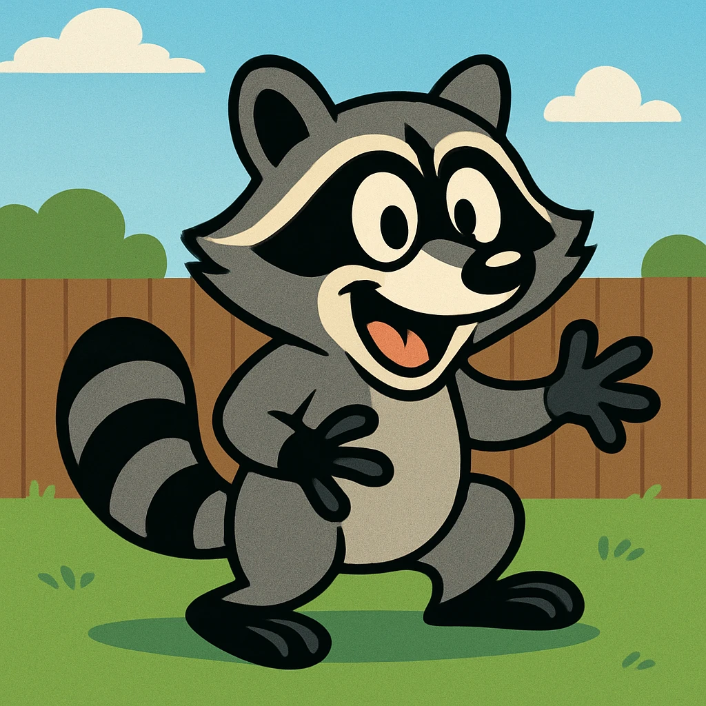 Raccoon emoji