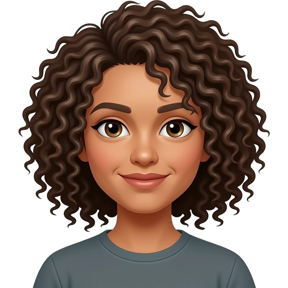 Estilista de rizos emoji