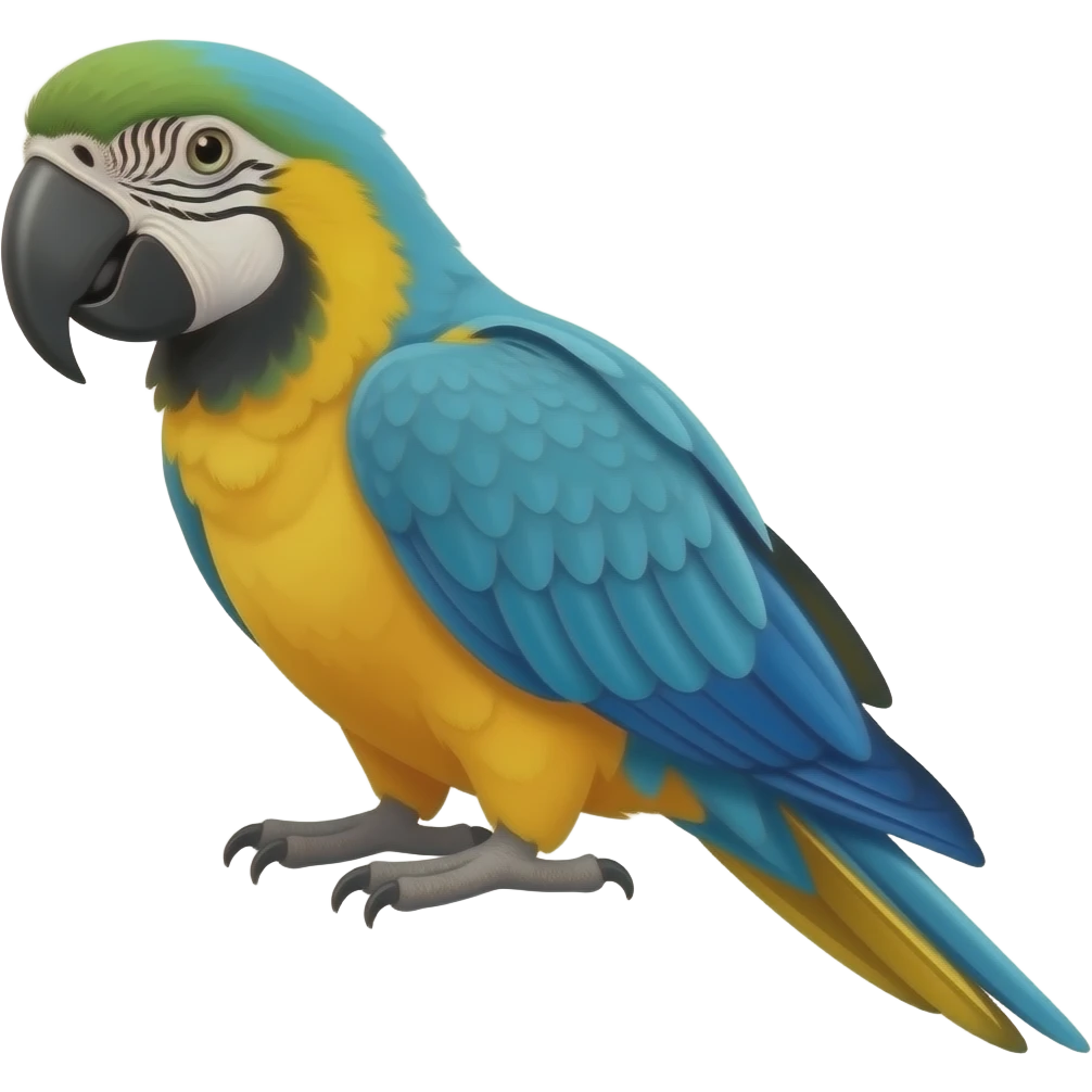 Blue-throated macaw emoji