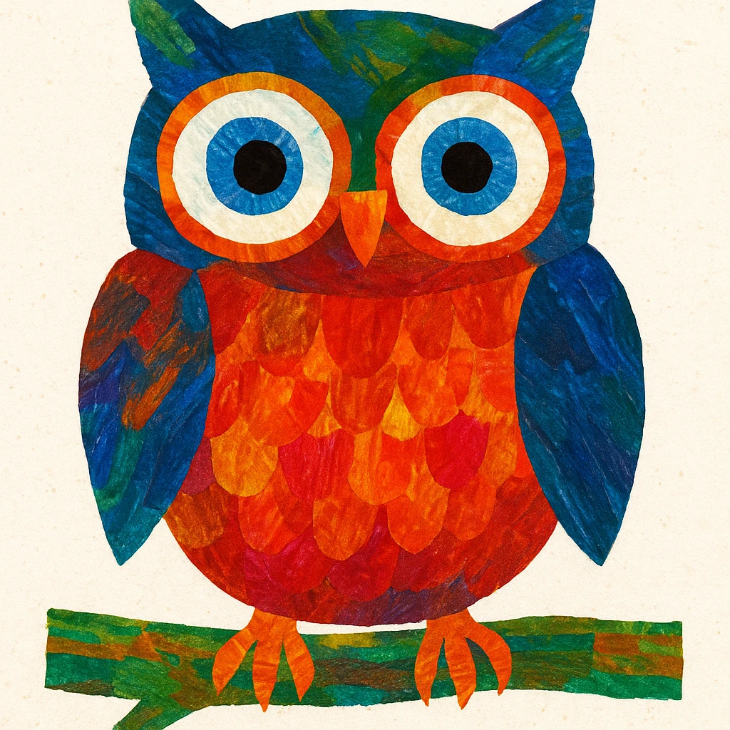 Eric carle owl emoji