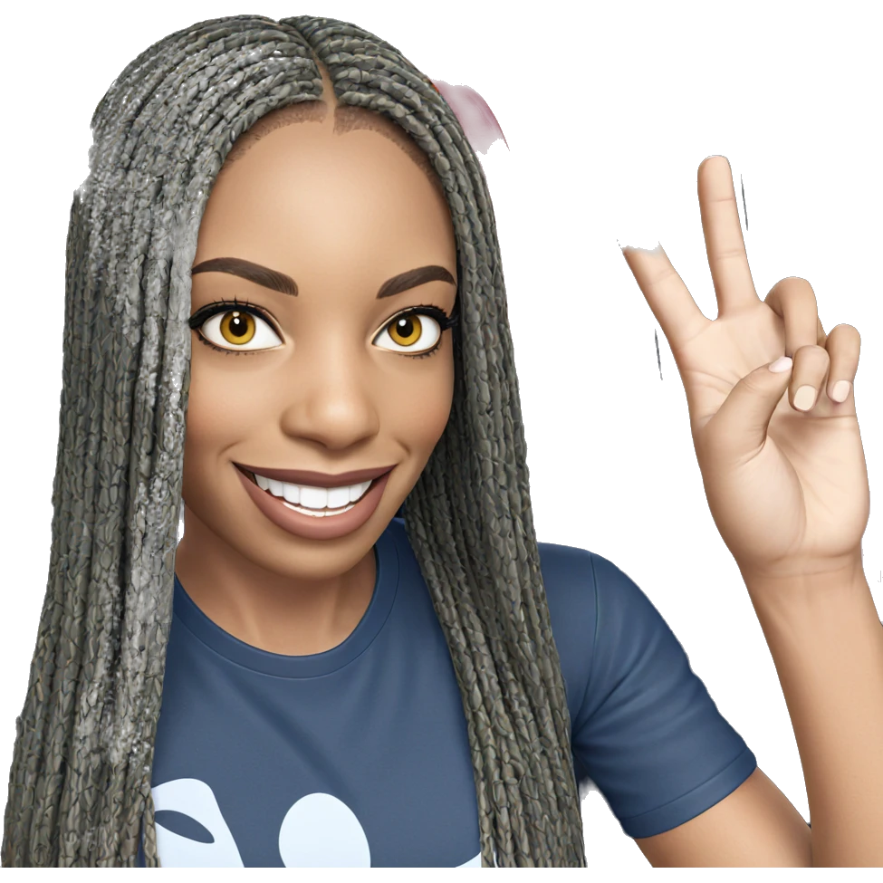 smiling girl in car interior emoji