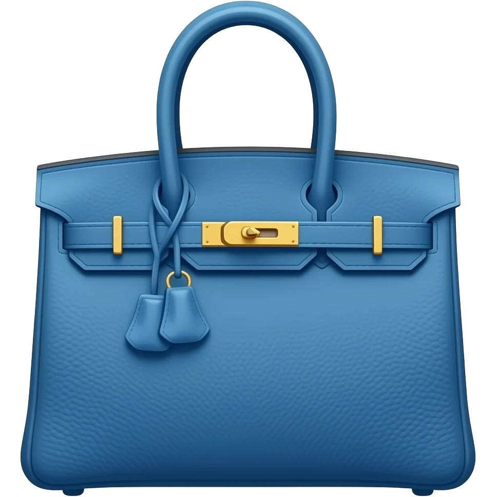 blue hermes bag emoji