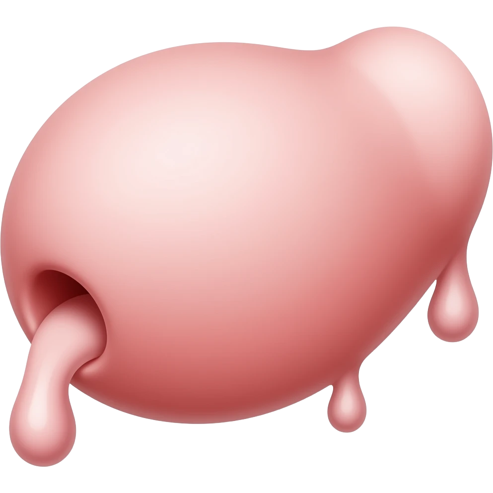 A penis dripping cum emoji