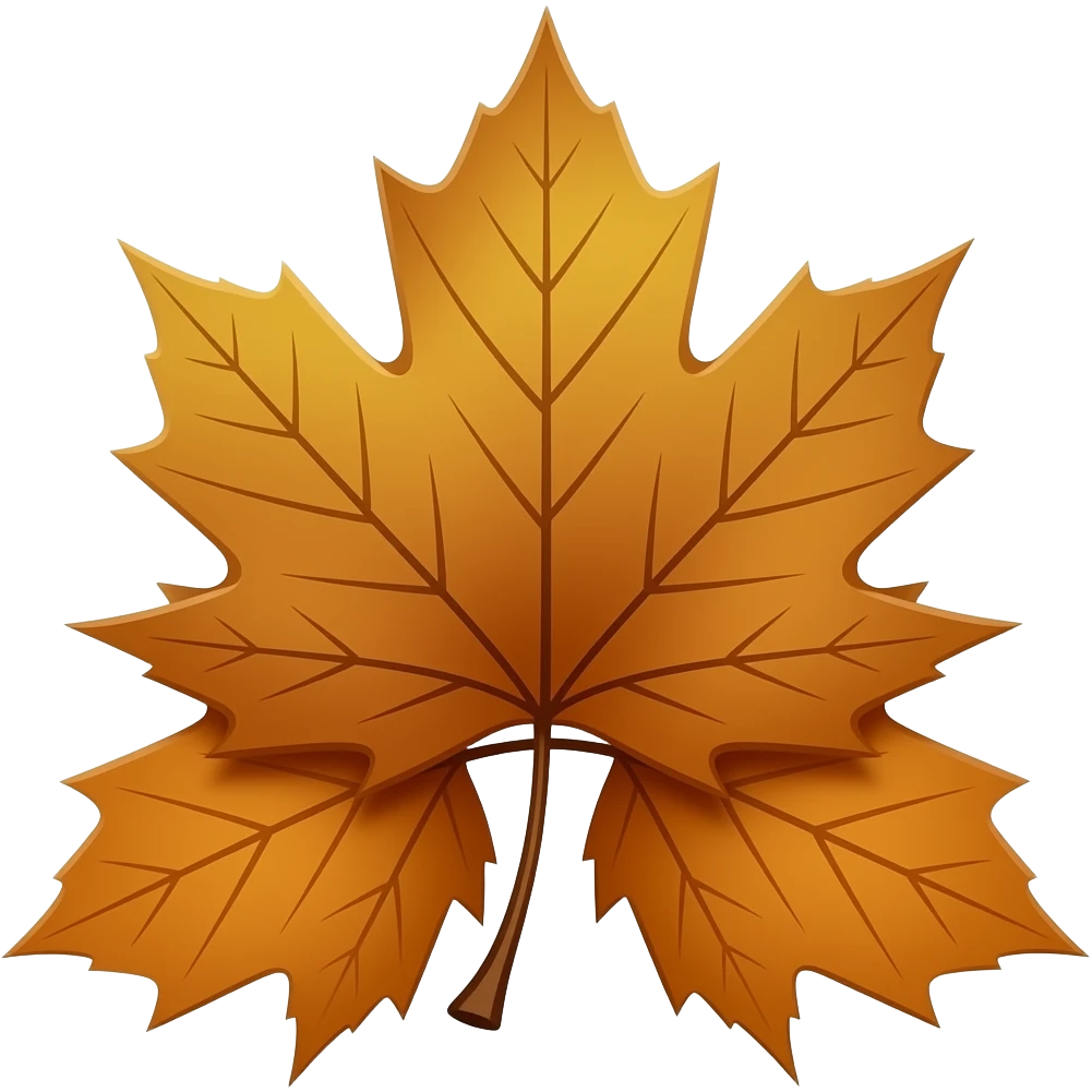 pile of leaf tree emoji