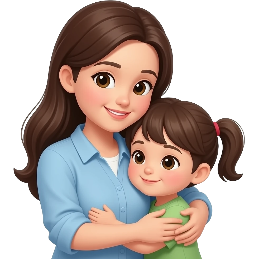 mom loving child emoji