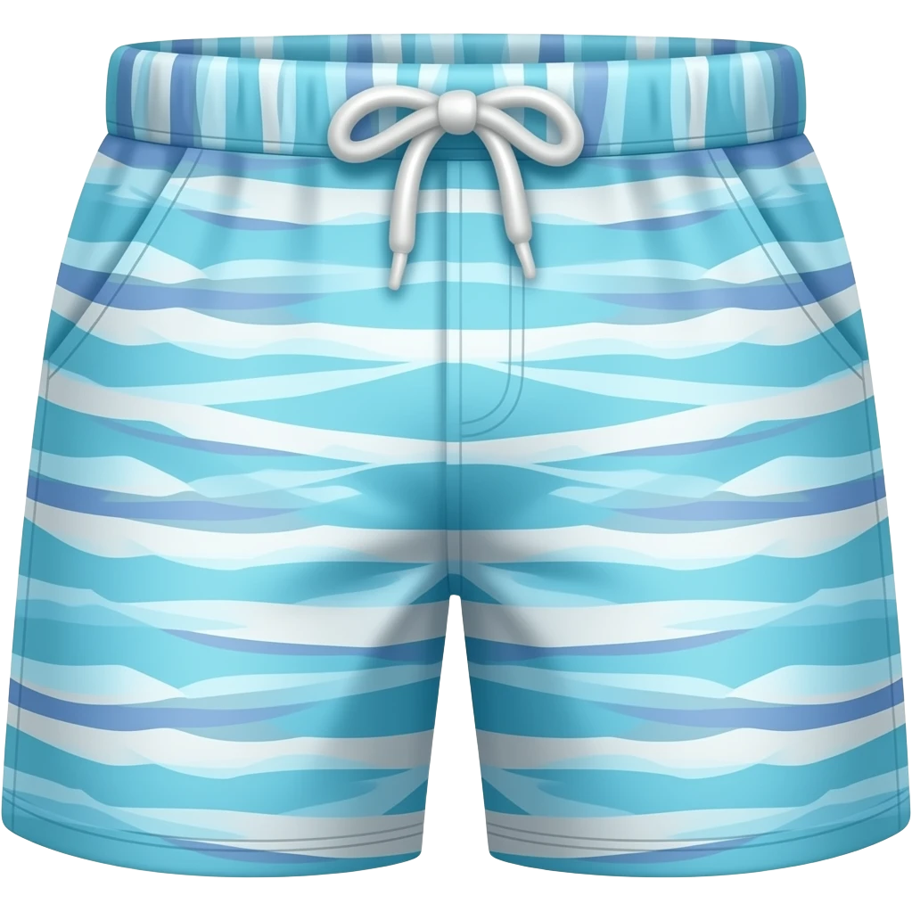 beach trunks lines pattern emoji