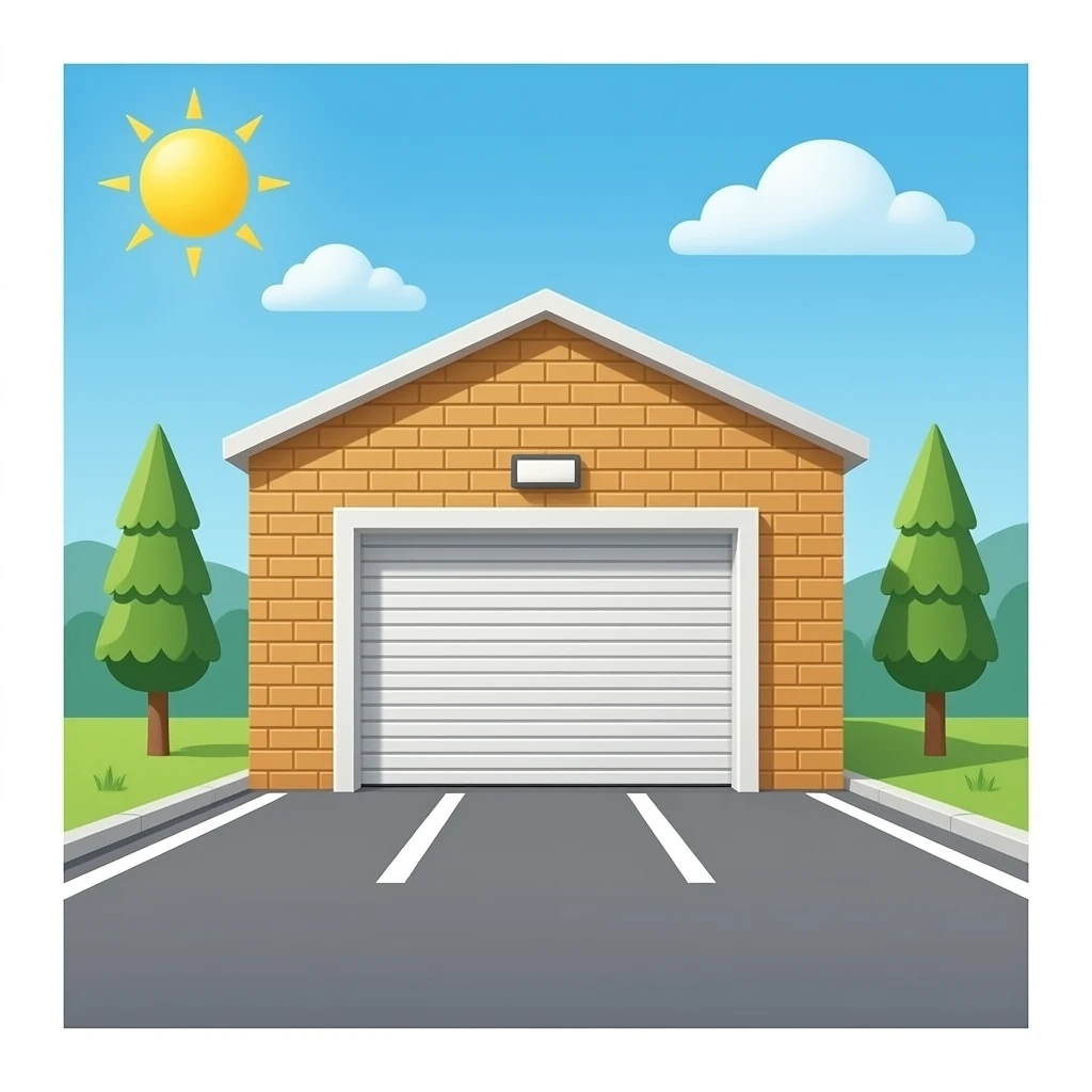 storage room in the parking lot emoji