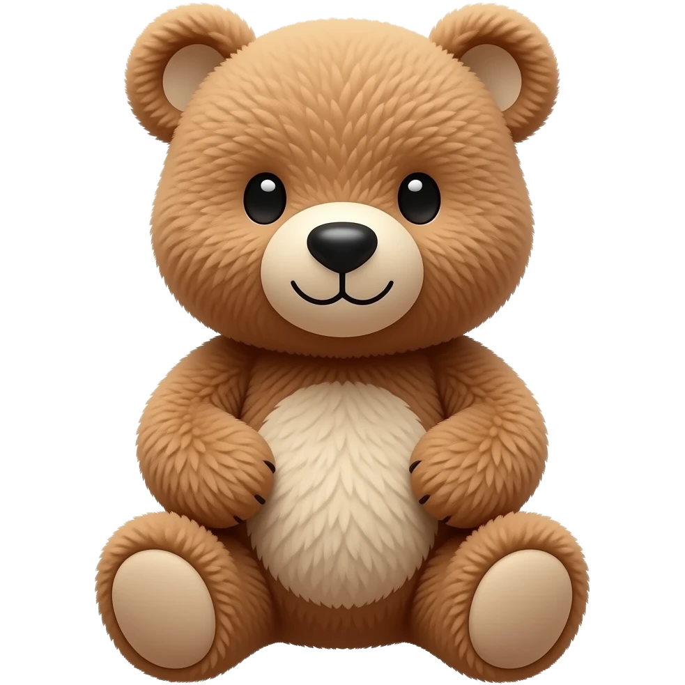 plushy toy bear emoji