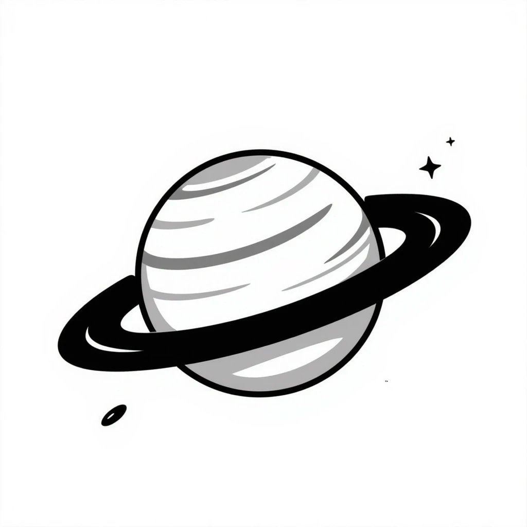 blue saturn emoji