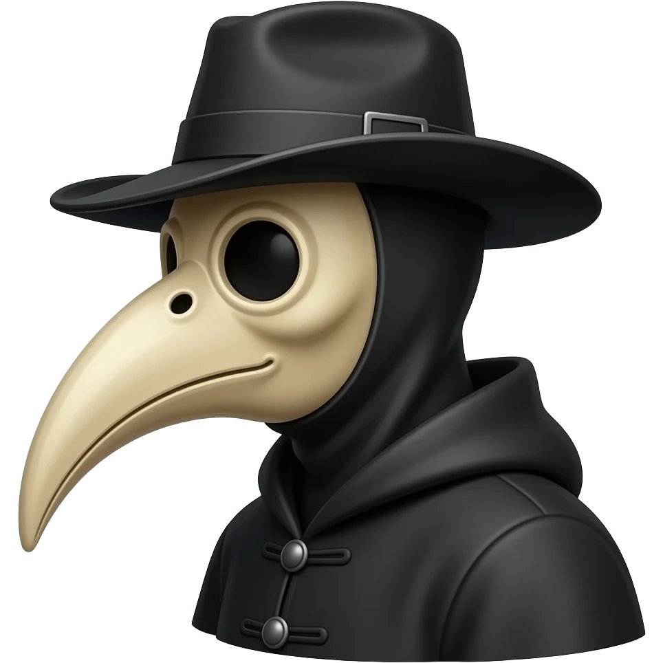 The plague Doctor emoji