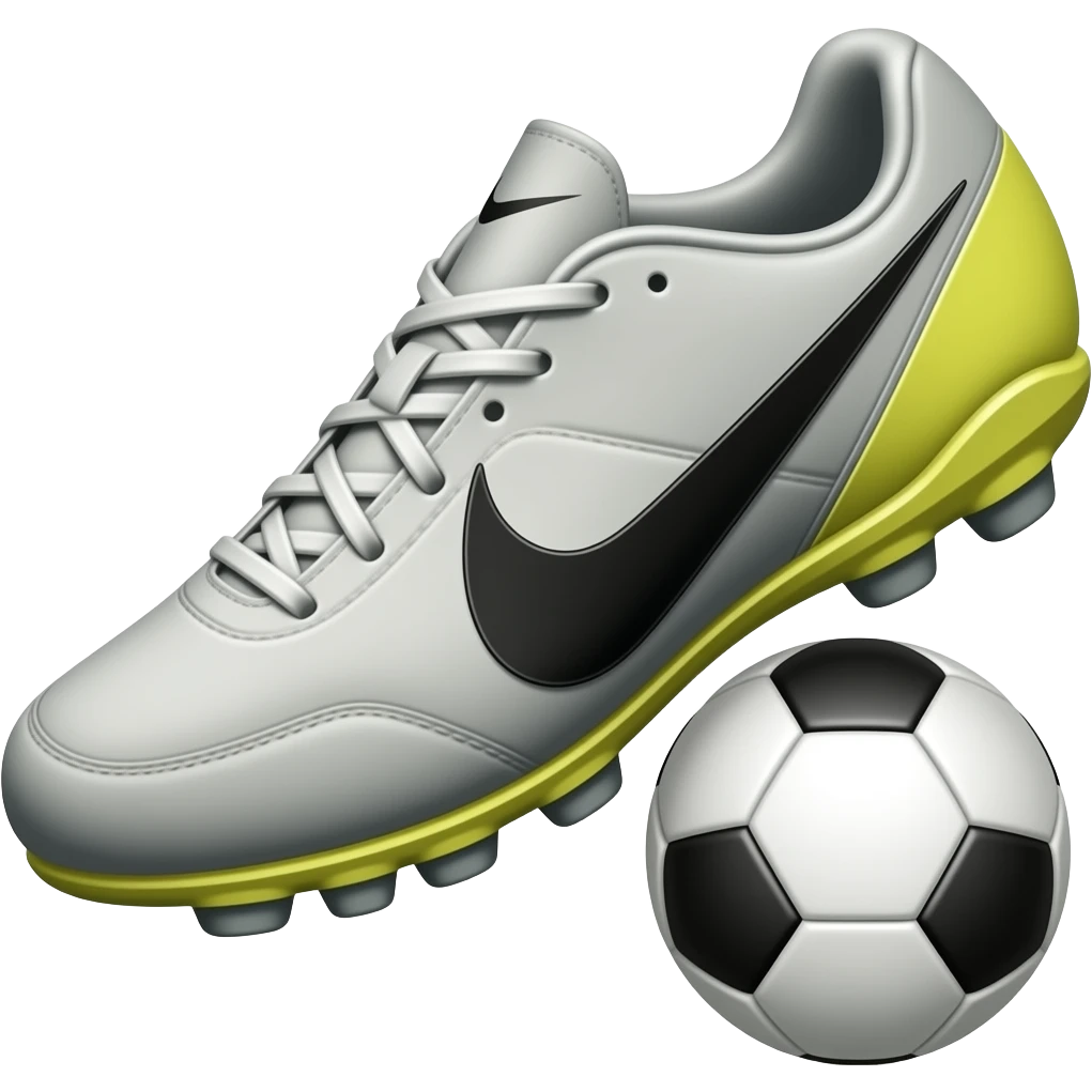 soccer nike shoe passing ball emoji