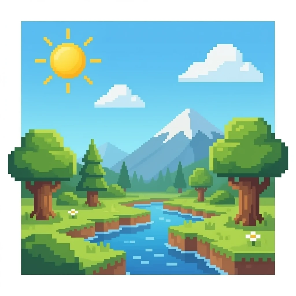 make it pixelated like the pixel survival 2 game emoji