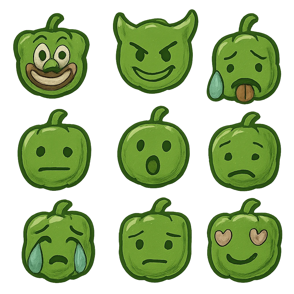 Piment vert emoji