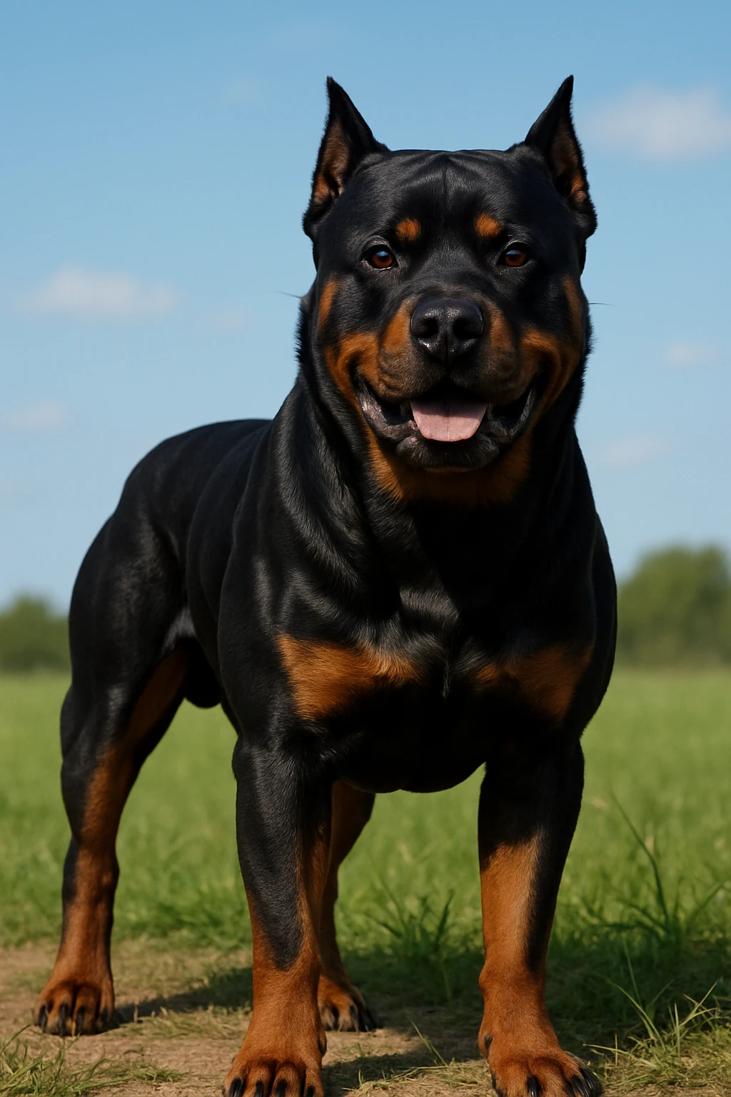 A dog rottweiller  emoji