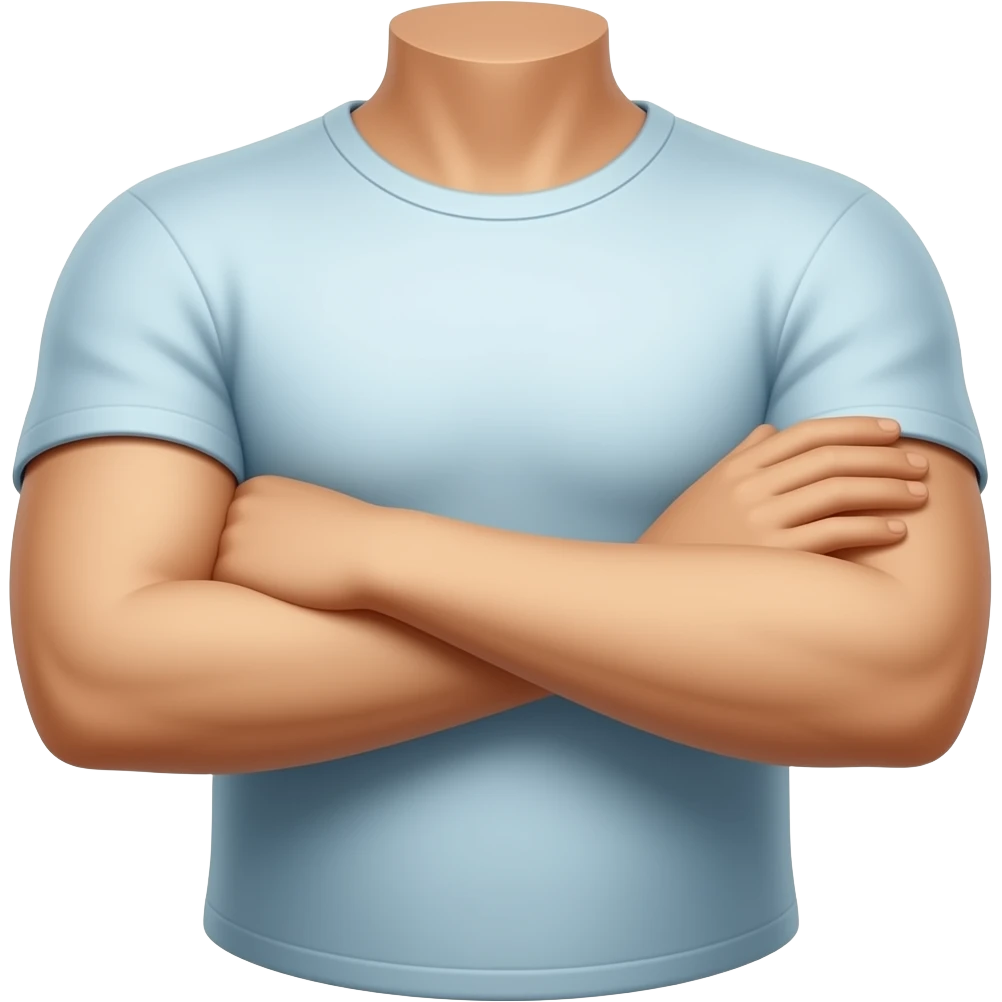 arms crossed, only the arms emoji