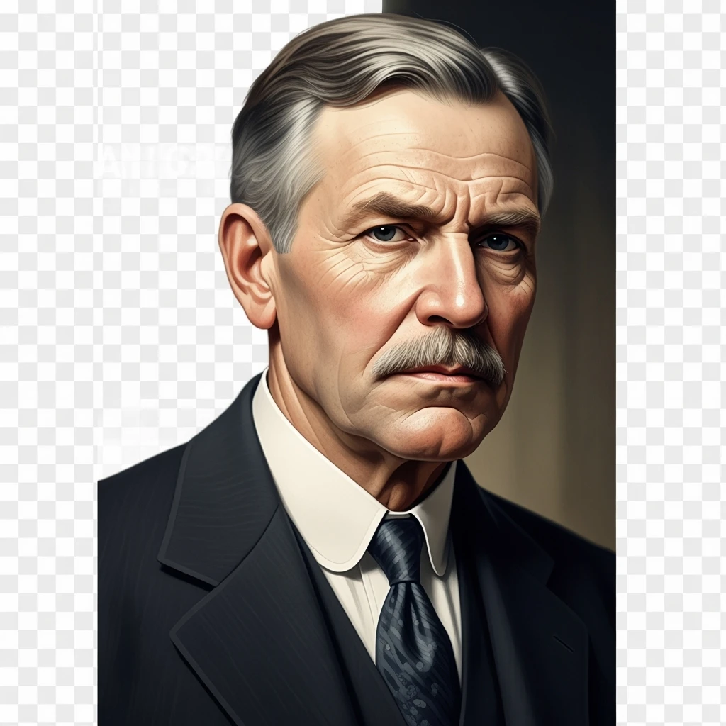Generate in realistic style Henry Ford. png on transparent background emoji