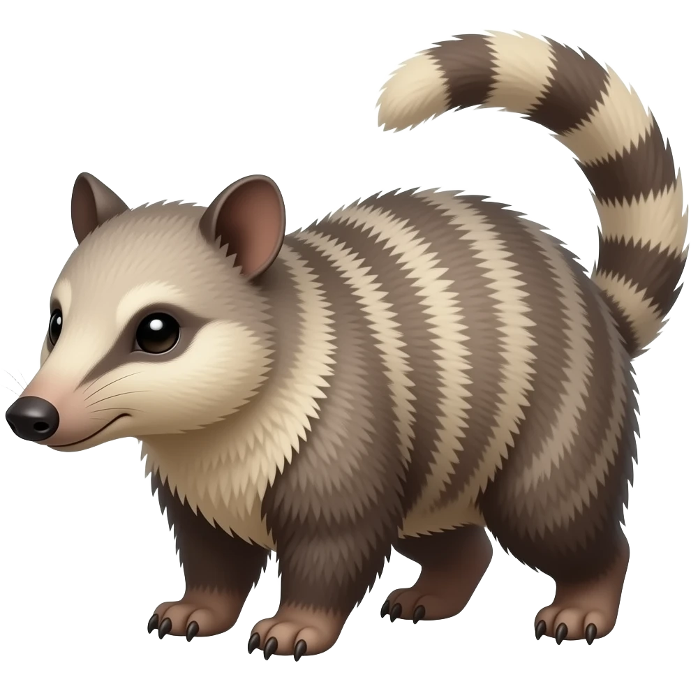 Numbat-Minccino-Munsharna-Munna-creature (full body) emoji