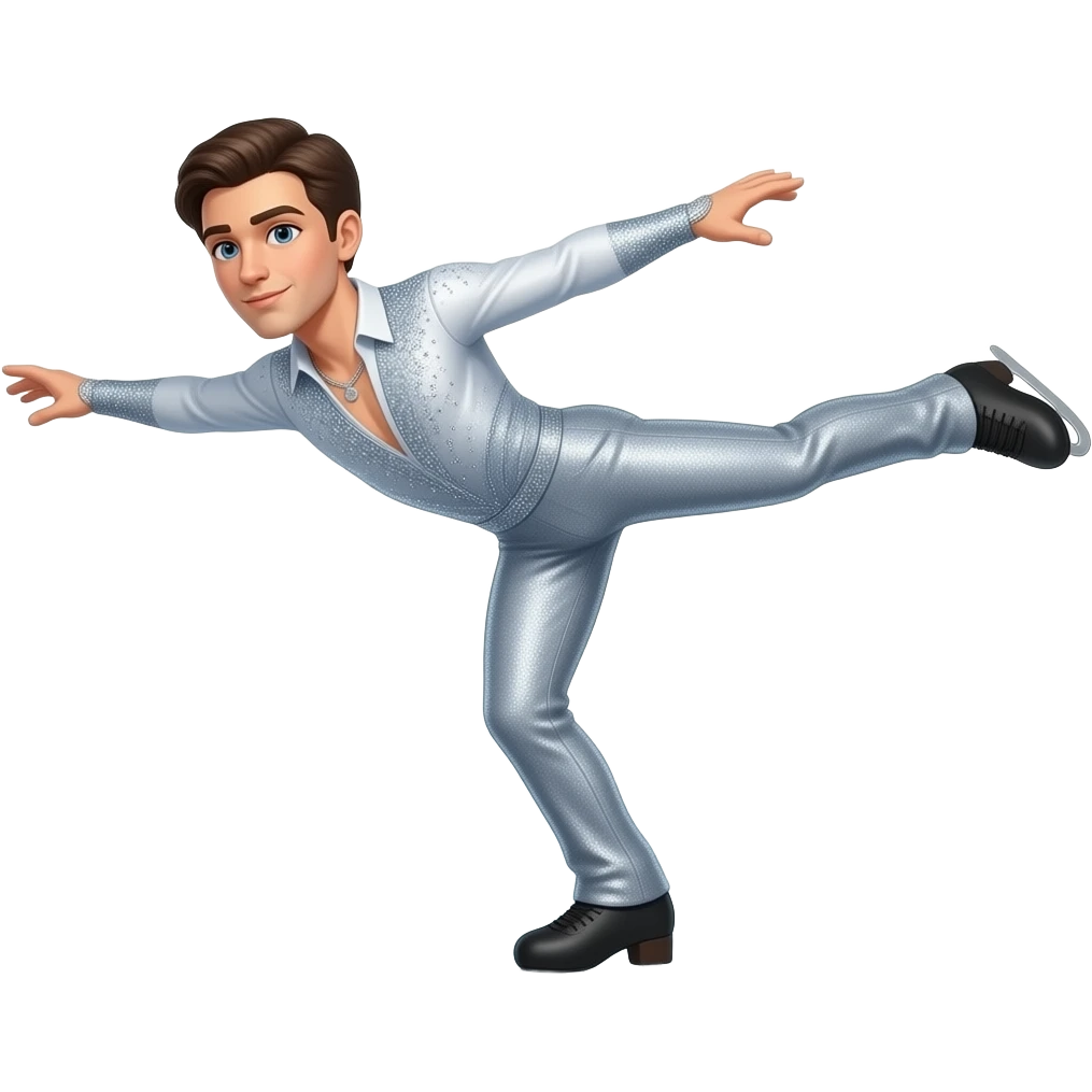male figure skater emoji
